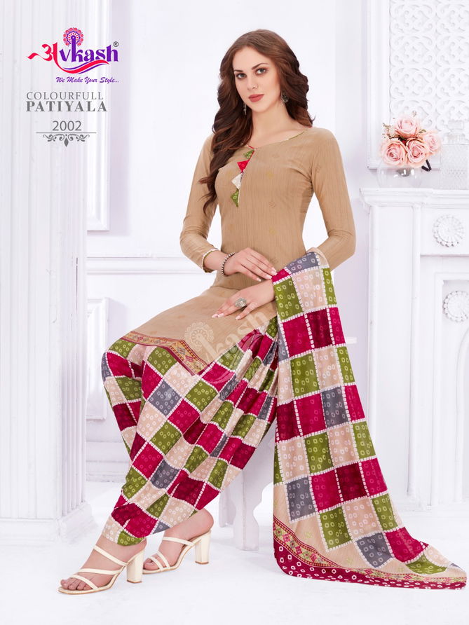 Avkash Colourfull Patiyal 2 Casual Daily Wear Cotton Printed Collection